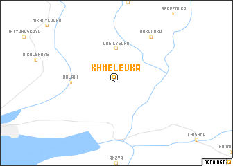 map of Khmelëvka