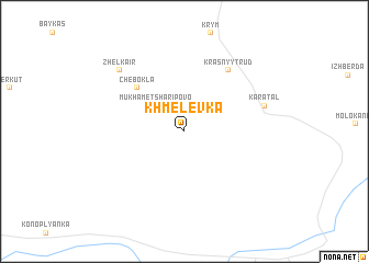 map of Khmelëvka