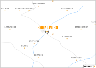 map of Khmelëvka