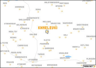 map of Khmelëvki