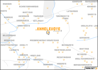 map of Khmelevoye