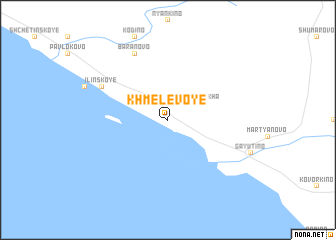 map of Khmelevoye