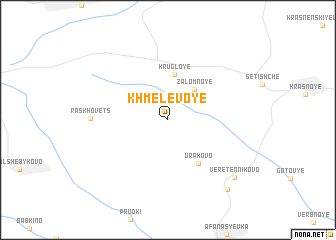 map of Khmelevoye