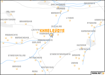 map of Khmelevoye