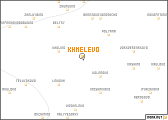 map of Khmelëvo