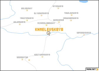 map of Khmelevskaya