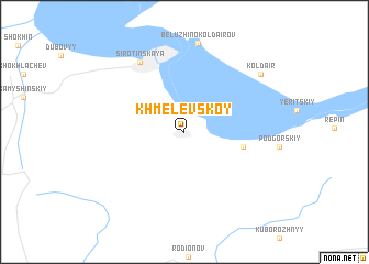 map of Khmelevskoy