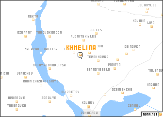 map of Khmelina