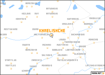 map of Khmelishche