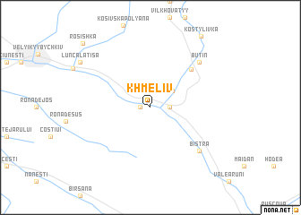 map of Khmeliv