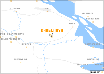 map of Khmelʼnaya