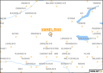 map of Khmel\