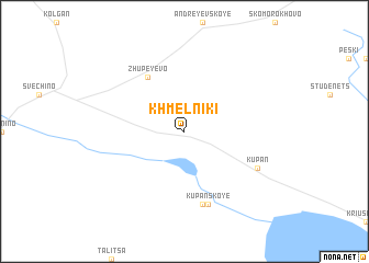 map of Khmel\