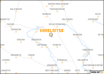 map of Khmelʼnitsa