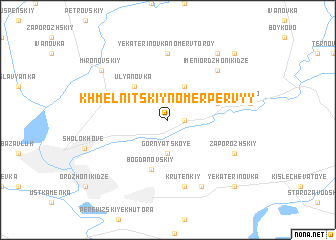 map of Khmelʼnitskiy Nomer Pervyy