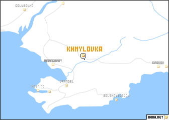 map of Khmylovka