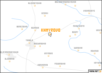 map of Khmyrovo