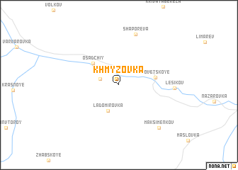 map of Khmyzovka