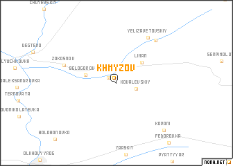 map of Khmyzov