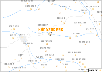 map of Khndzoresk