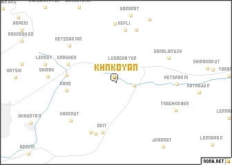 map of Khnkoyan