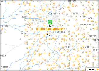 map of Khoāskhān Pīr