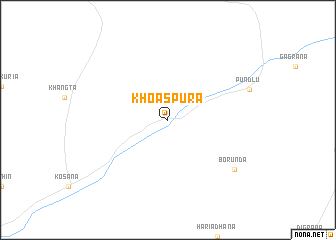 map of Khoāspura