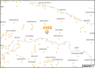 map of Khoa