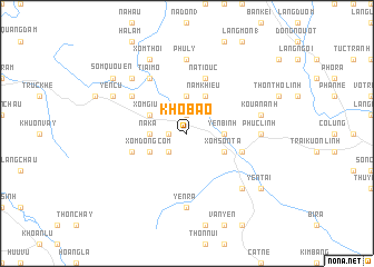 map of Khô Báo