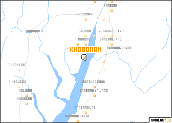 map of Kho-bo Nam