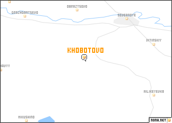 map of Khobotovo