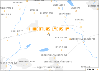 map of Khobot-Vasil\