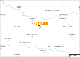 map of Khobylino