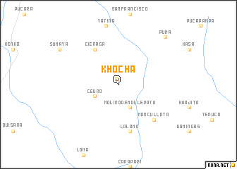 map of Khocha