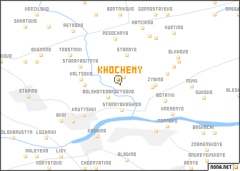 map of Khochemy