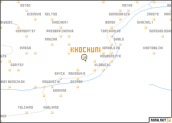map of Khochuni
