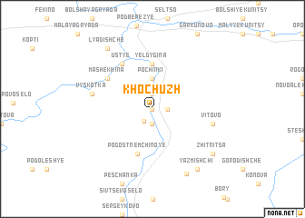 map of Khochuzh