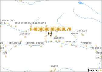 map of Khodā Dādkosh-e ‘Olyā