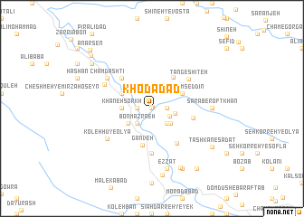 map of Khodādād