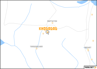 map of Khodādād