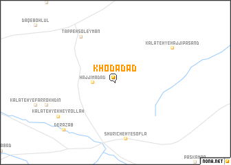 map of Khodādād