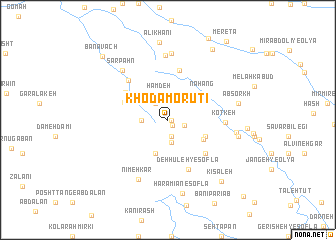map of Khodāmorūtī