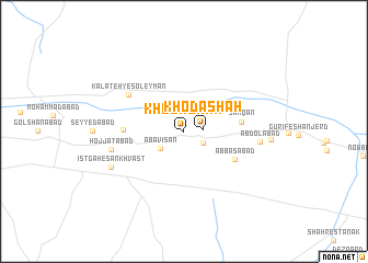 map of Khodā Shāh