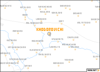 map of Khodorovichi