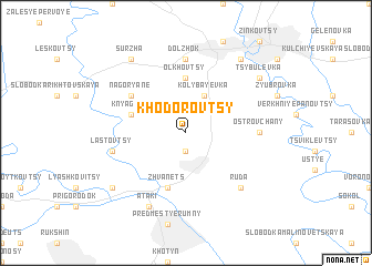 map of Khodorovtsy