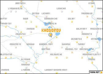 map of Khodorov