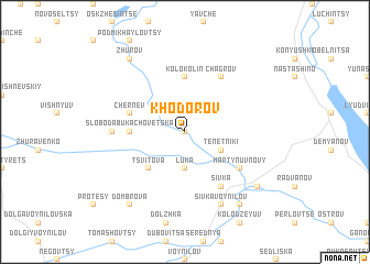 map of Khodorov