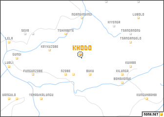 map of Khodo