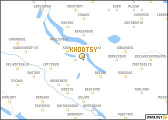 map of Khodtsy