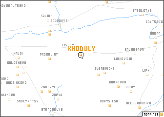 map of Khoduly